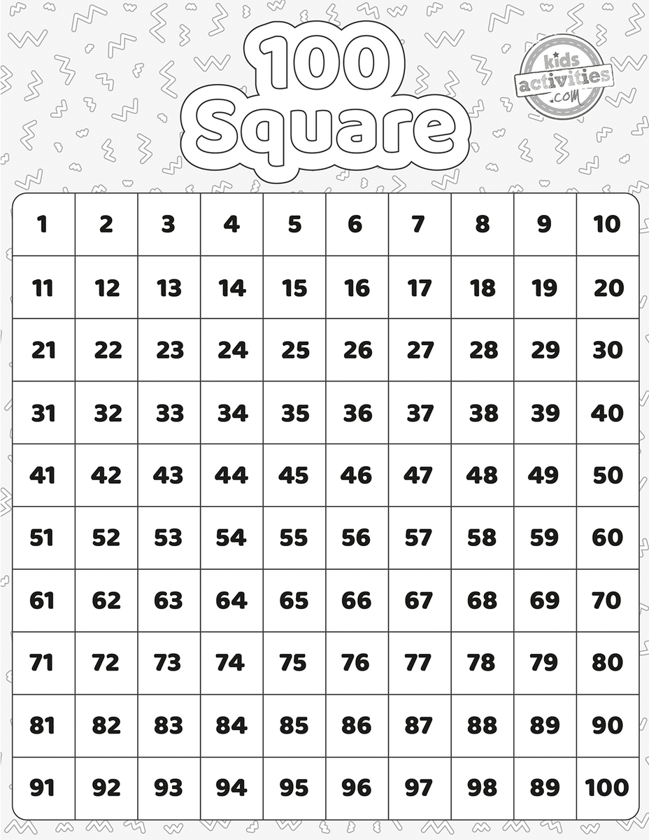 100 Square Printable Free Resources Kids Activities Blog 100 Square Printable Free Resources Kids Activities Blog