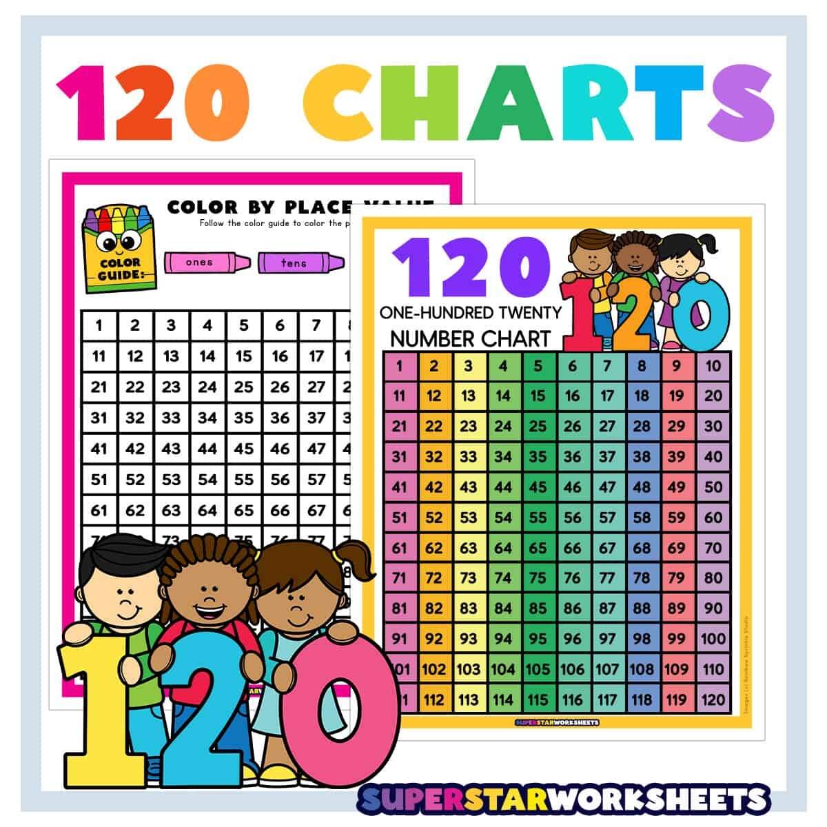 120 Chart Free Printable Superstar Worksheets 120 Chart Free Printable Superstar Worksheets