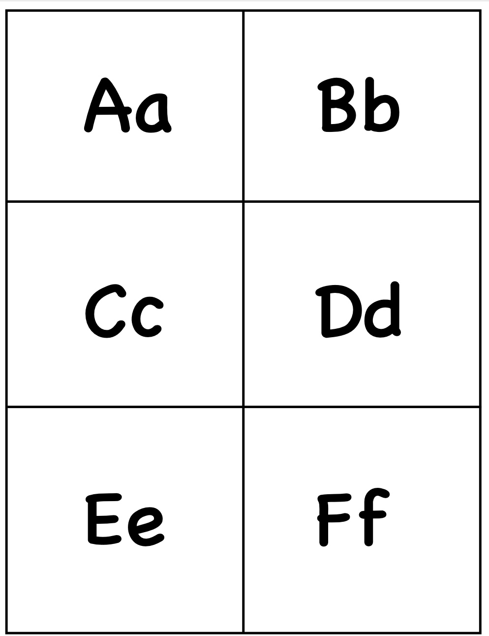 ABC Match Pocket Chart Match Letters To Words Made By Teachers