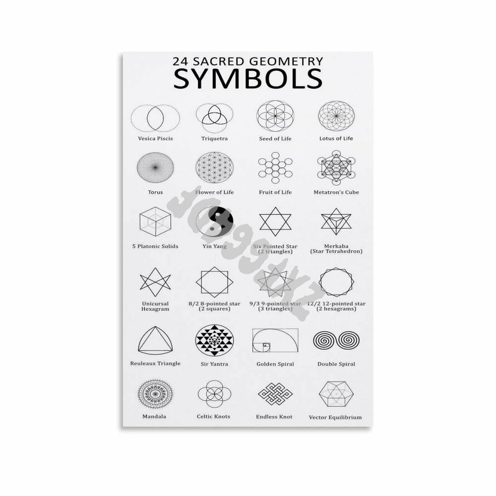 Amazon 24 Sacred Geometry Symbols Poster Black History Classroom Chart Canvas Painting For Living Room Bedroom Decor 16x24inch 40x60cm Unframe Style Posters Prints Amazon 24 Sacred Geometry Symbols Poster Black History Classroom Chart Canvas Painting For Living Room Bedroom Decor 16x24inch 40x60cm Unframe Style Posters Prints
