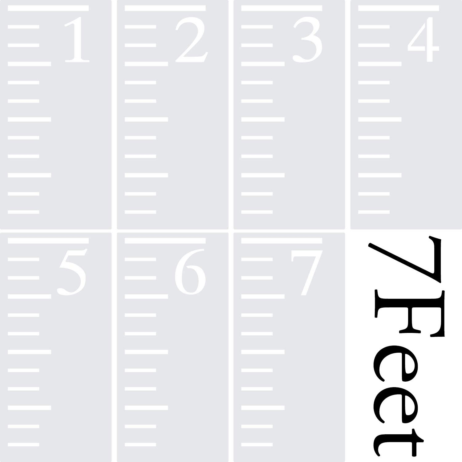 Amazon Onwon 7 Feet Growth Chart Stencil Measuring Kids Height Growth Chart Scale Stencils Reusable Ruler Template Painting On Wood Baby Amazon Onwon 7 Feet Growth Chart Stencil Measuring Kids Height Growth Chart Scale Stencils Reusable Ruler Template Painting On Wood Baby