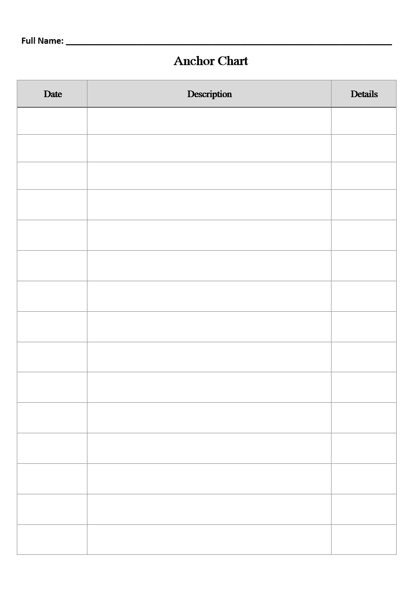 Anchor Chart Template Free Word Templates Baby Name Planner Baby Name Tracker Printable Baby Name Ideas Pregnancy Planner Instant Download PDF Etsy
