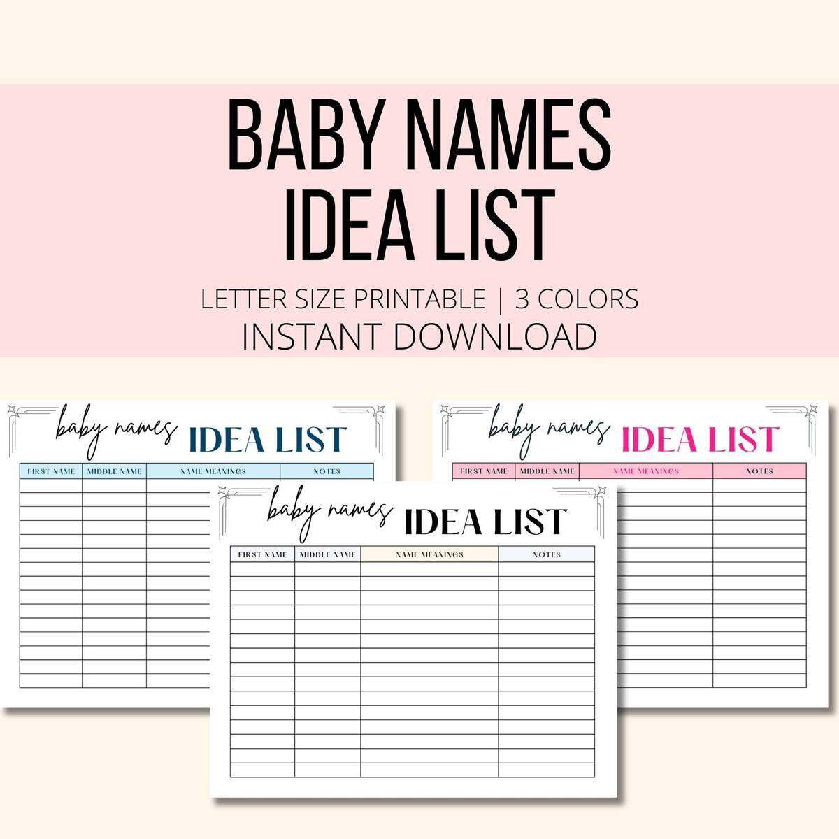 Baby Name List Printable Baby Name Idea Planner PDF Pregnancy Planner For Potential Baby Names Digital Download Baby Names Idea Organizer Etsy Israel Baby Name List Printable Baby Name Idea Planner PDF Pregnancy Planner For Potential Baby Names Digital Download Baby Names Idea Organizer Etsy Israel