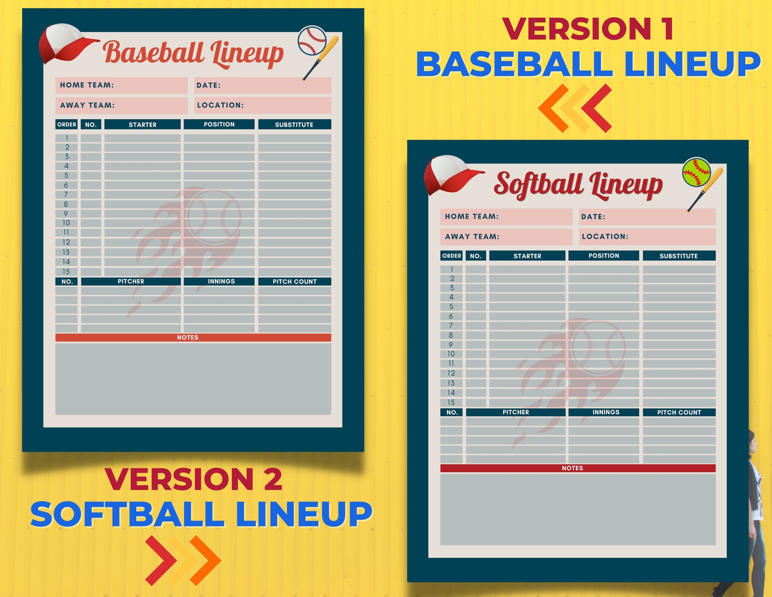 Baseball Depth Chart Etsy Free Baseball Depth Chart Templates For Google Sheets And Microsoft Excel Slidesdocs