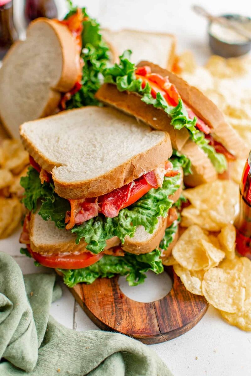 BLT Sandwich Recipe The Cookie Rookie BLT Sandwich Recipe The Cookie Rookie