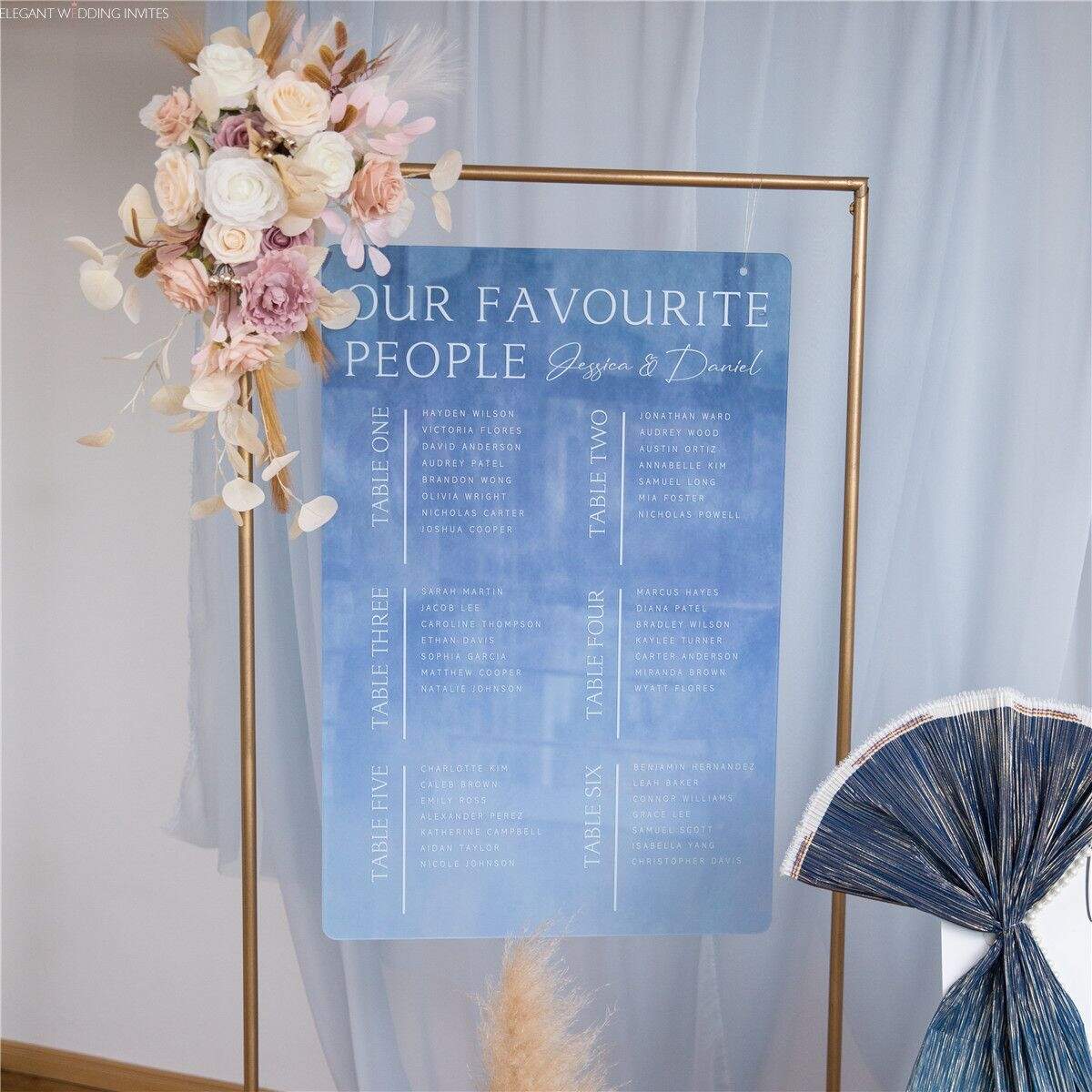 Banquet Table Seating Chart In Illustrator PDF Download Template