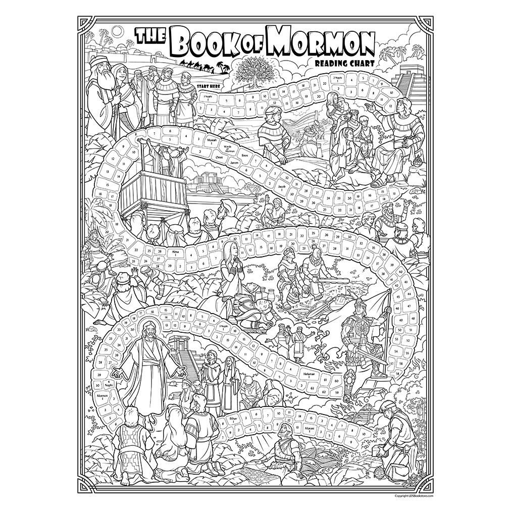 FREE 2020 Come Follow Me Book Of Mormon Reading Chart