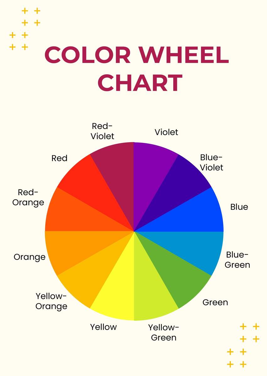 Unbranded Color Chart In Illustrator PDF Download Template