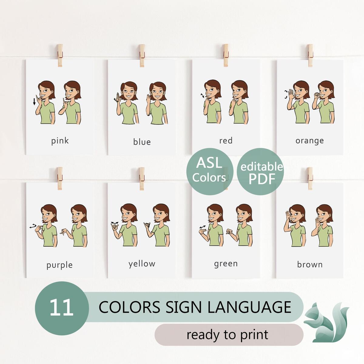 Colors Flashcards In American Sign Language Educational ASL Colors Cards Montessori Materials And Toddler In ASL Learning Etsy Canada Colors Flashcards In American Sign Language Educational ASL Colors Cards Montessori Materials And Toddler In ASL Learning Etsy Canada