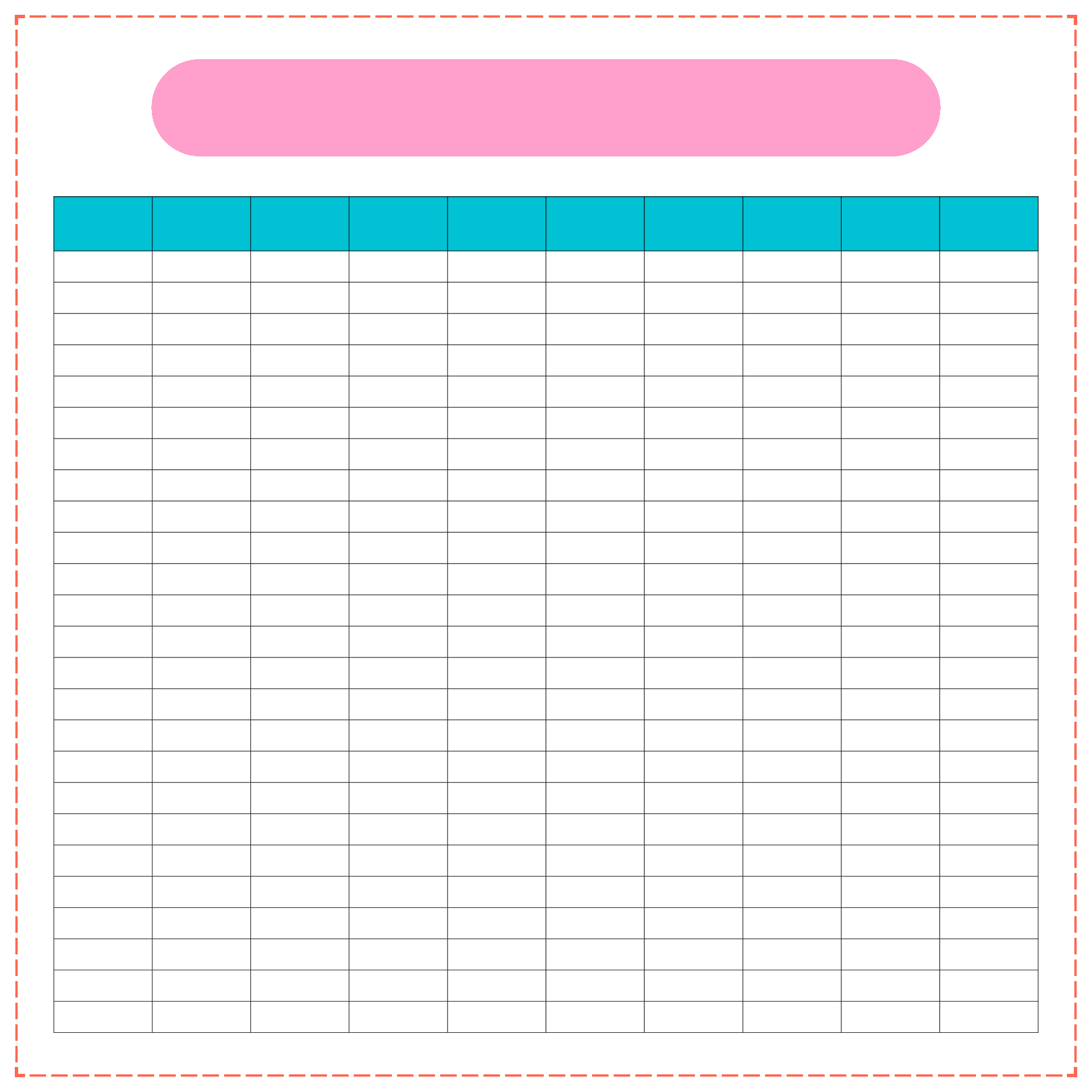 Column Template 5 Columns 10 Free PDF Printables Printablee Column Template 5 Columns 10 Free PDF Printables Printablee