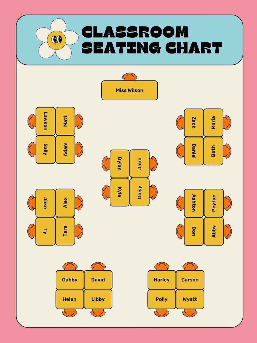 Customize 83 Classroom Seating Charts Templates Online Canva Customize 83 Classroom Seating Charts Templates Online Canva