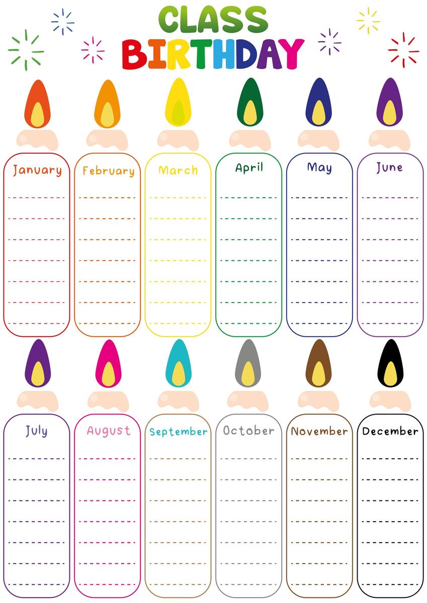 For Classroom Birthday Charts 10 Free PDF Printables Printablee Happy Birthday Classroom Poster With Balloons
