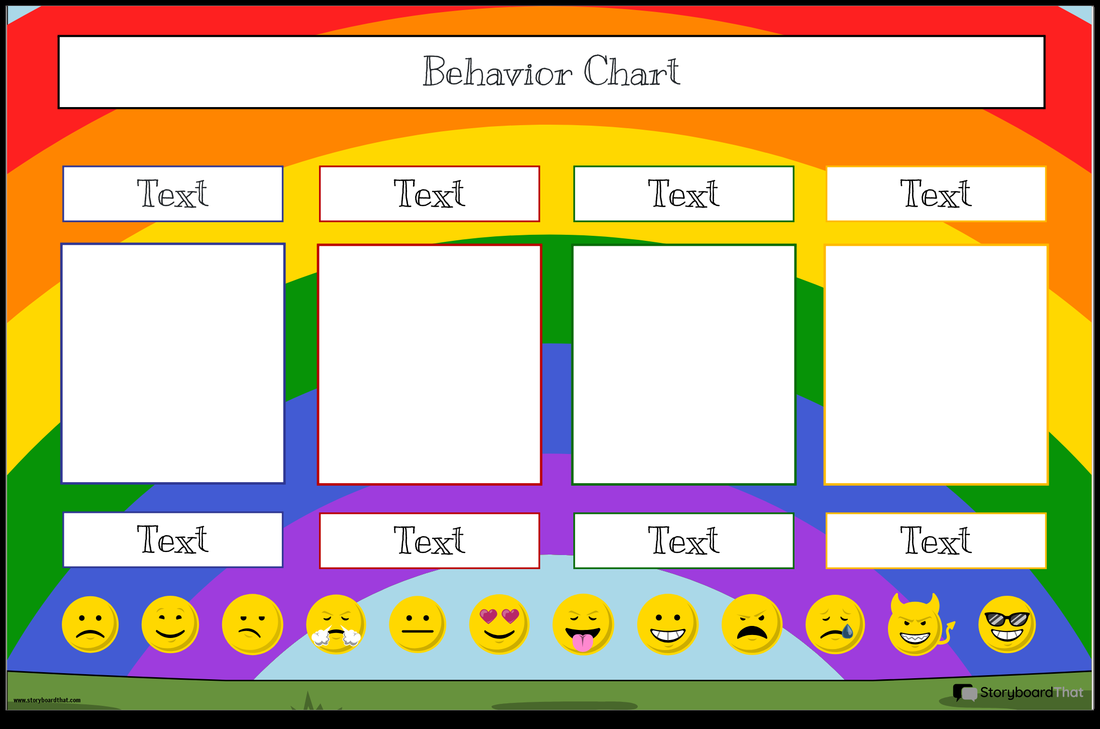 Free Behavior Charts Storyboard That Templates 2025 Free Behavior Charts Storyboard That Templates 2025