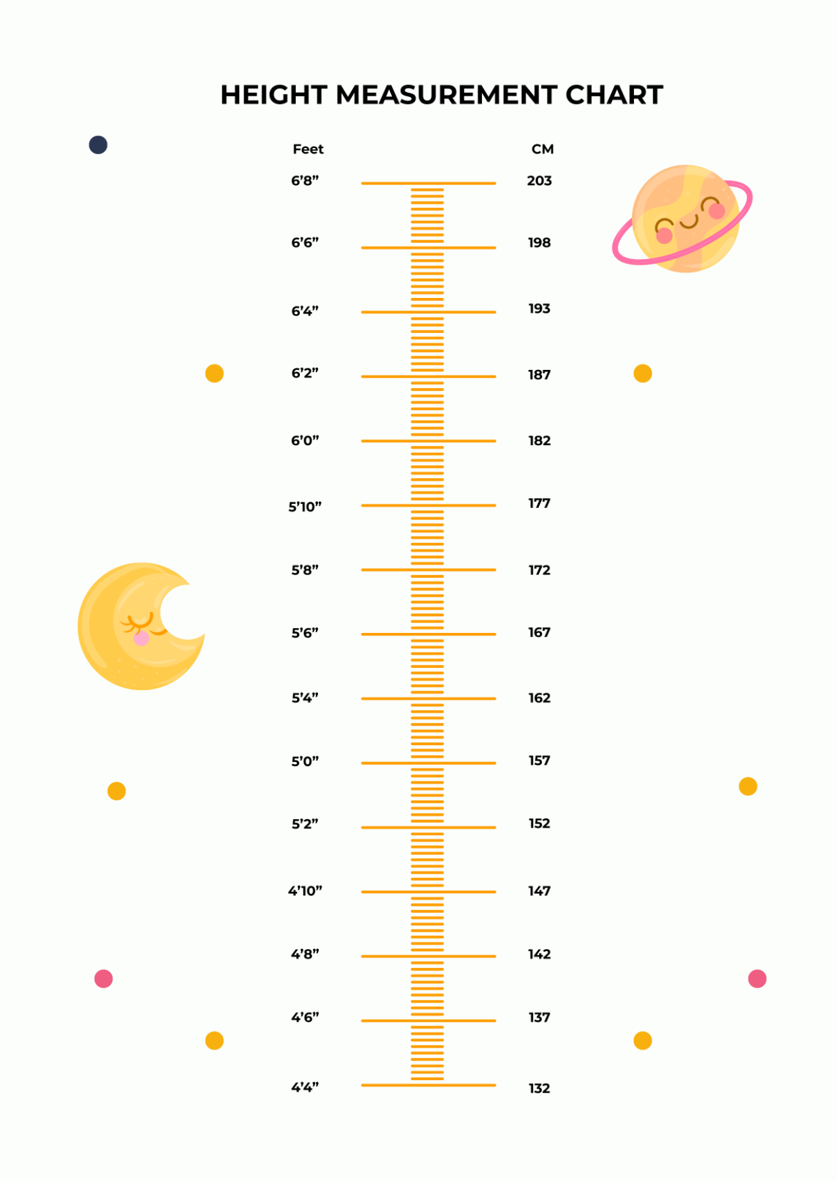 Free Height Chart Templates Editable And Printable Free Height Chart Templates Editable And Printable