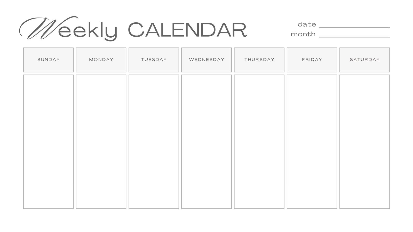 Free Printable Planner Templates To Customize Canva