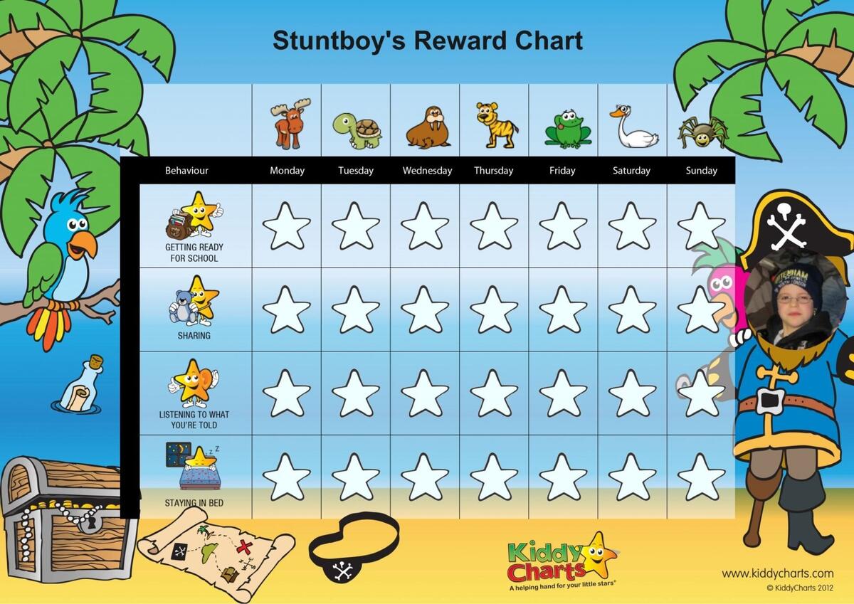 Free Printable Reward Charts For Kids Kiddycharts 22 Printable Reward Charts For Kids PDF Excel Word