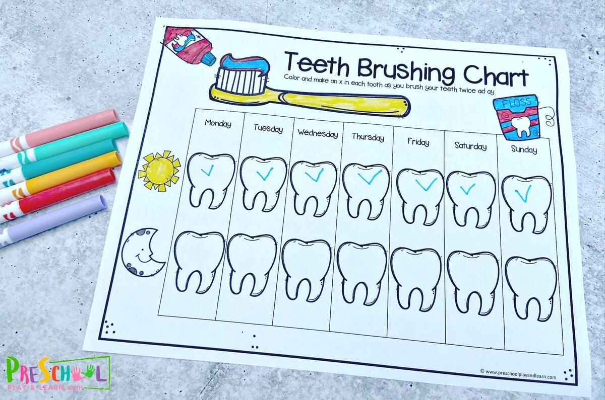 FREE Printable Teeth Brushing Chart For Kids Printable Tooth Brushing Reward Chart Archives Aspects Dental Referral Milton Keynes