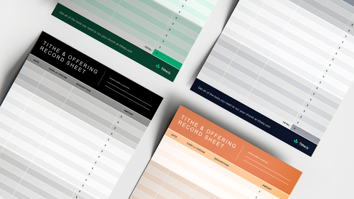 Free Tithe And Offering Record Sheet Template Tithely Free Tithe And Offering Record Sheet Template Tithely