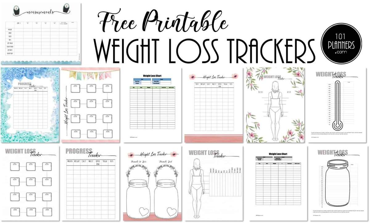 FREE Printable Weight Loss Tracker That Works Soph Obsessed
