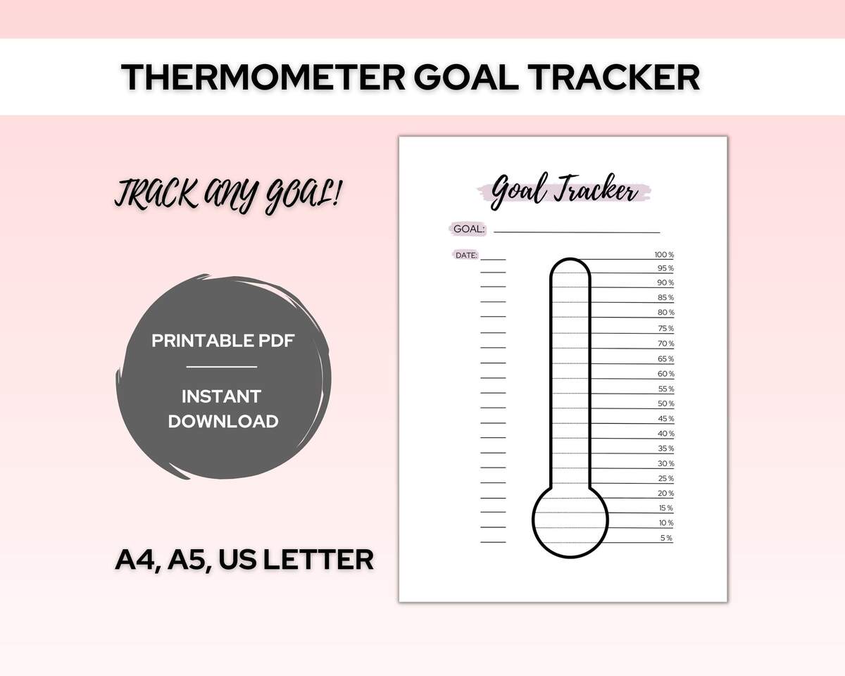 Empty Goal Thermometer Parallel Free Transparent PNG Clipart Images Download