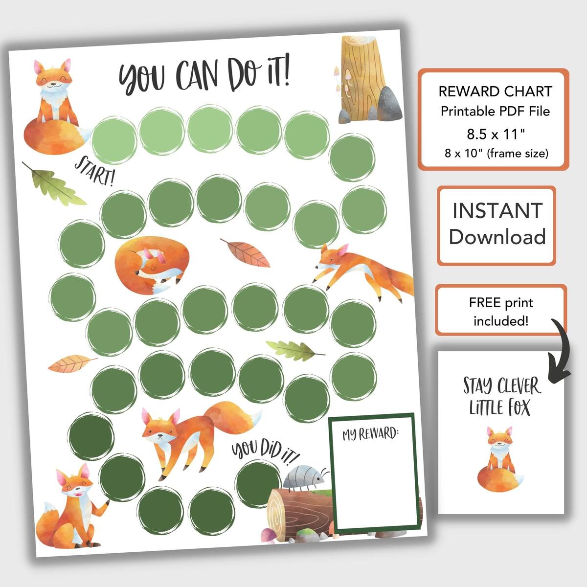 Good Attitude Chart Etsy Good Attitude Chart Etsy