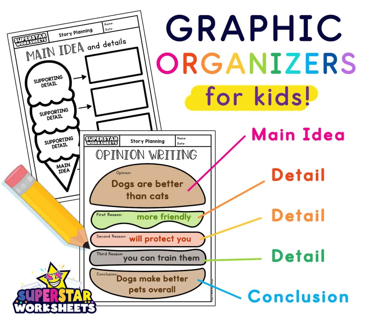 Graphic Organizers Free Printables Superstar Worksheets Graphic Organizers Free Printables Superstar Worksheets