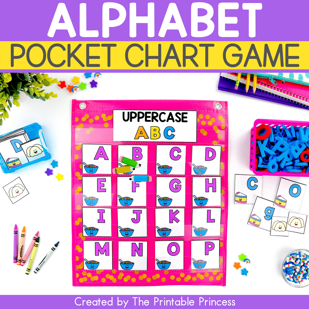 Hide Find Pocket Chart Alphabet Activities To Teach Letter Recognition The Printable Princess
