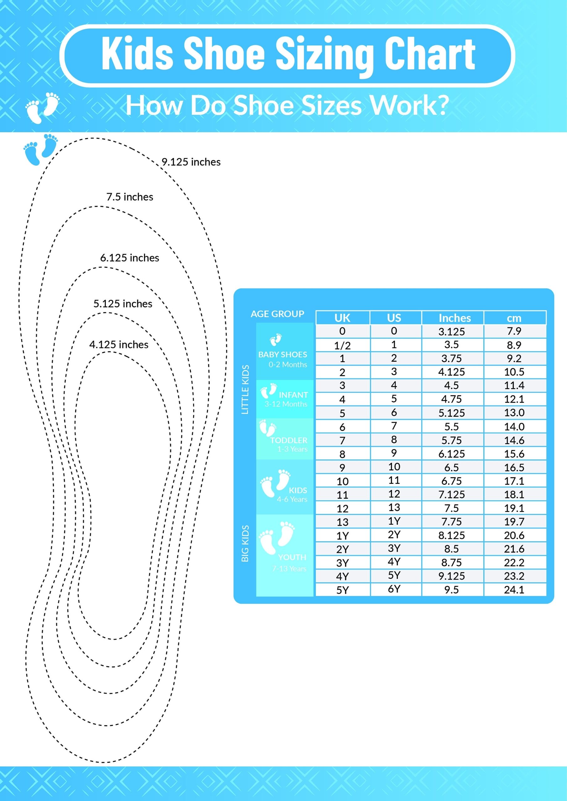 HOT Printable Shoe Sizing Chart Foot Sizing Girls Shoe Size Chart 11 Little Kid Shoe Size Printable HOT Printable Shoe Sizing Chart Foot Sizing Girls Shoe Size Chart 11 Little Kid Shoe Size Printable