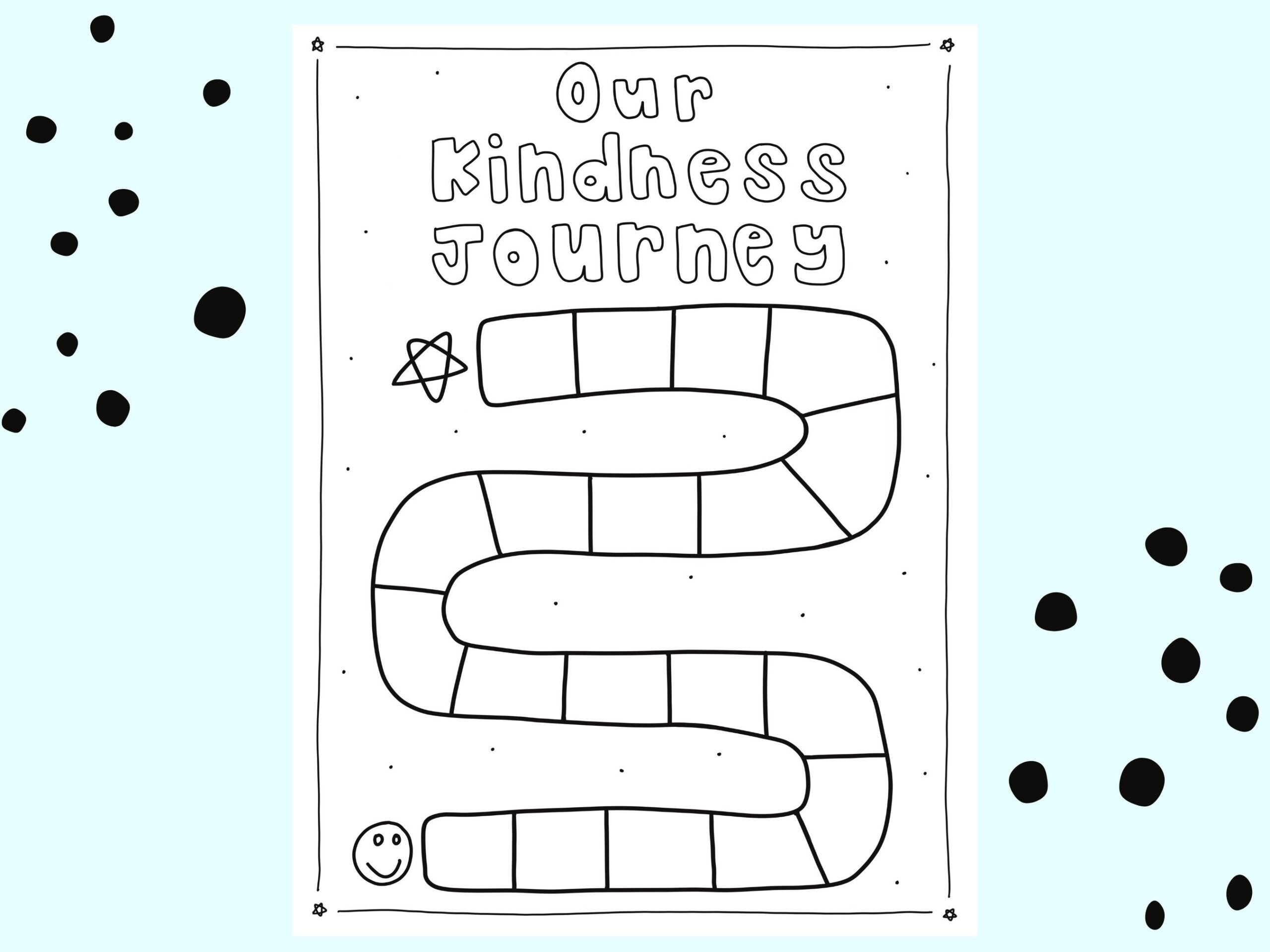 Kindness Reward Chart Kids Behavior Tracker PDF Printable Etsy