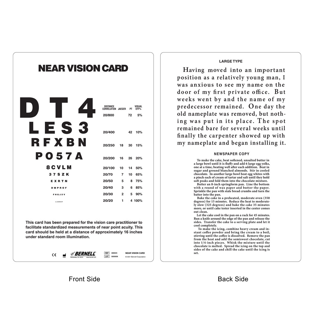 Tumbling E Eye Chart For Multilingual Illiterate Vision Testing Optometry Essentials