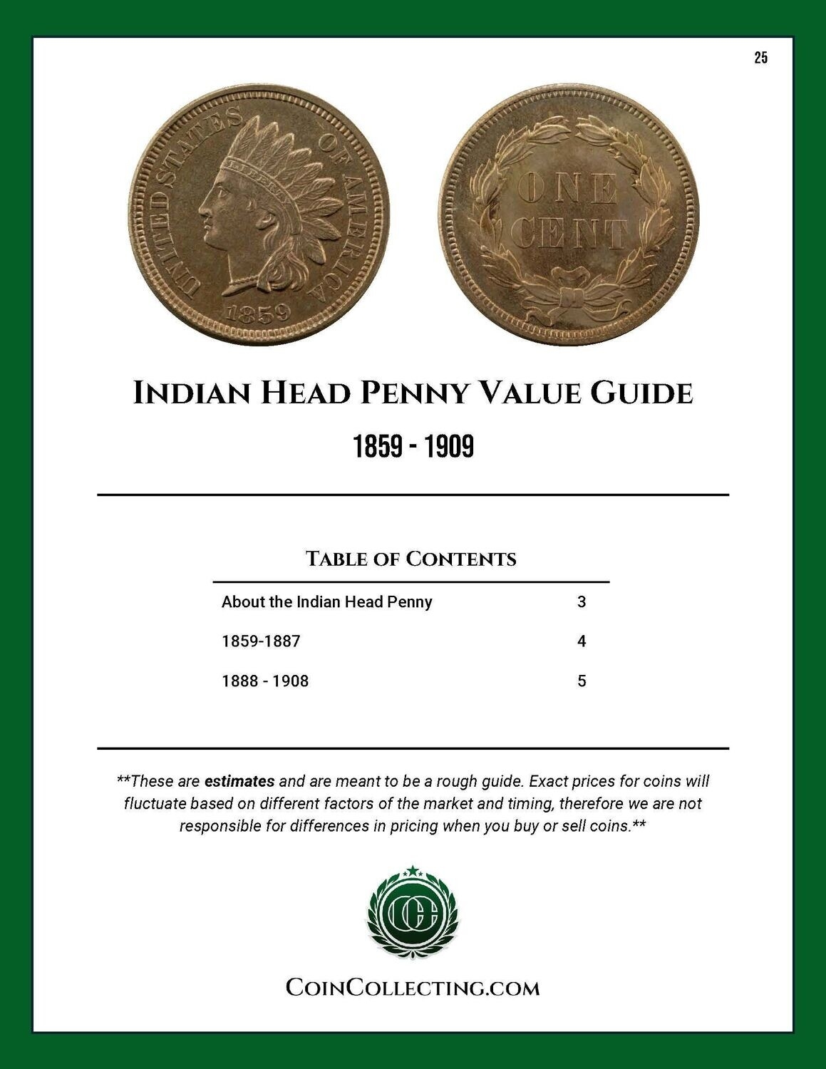 PDF Download Indian Head Penny Value Guide