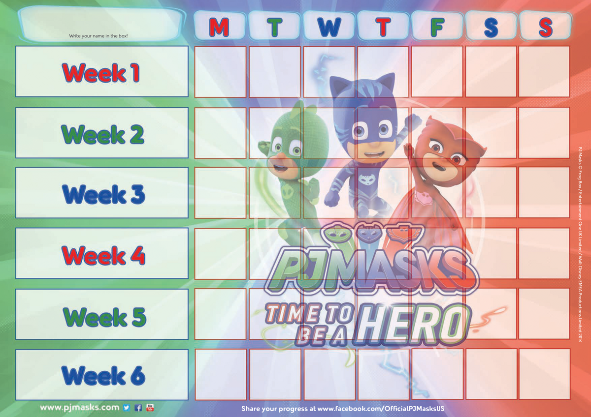 PJ Masks Potty Training Reward Chart Printable PDF Potty Training Guide Reward Charts For Kids My PJ Masks Potty Training Reward Chart Printable PDF Potty Training Guide Reward Charts For Kids My