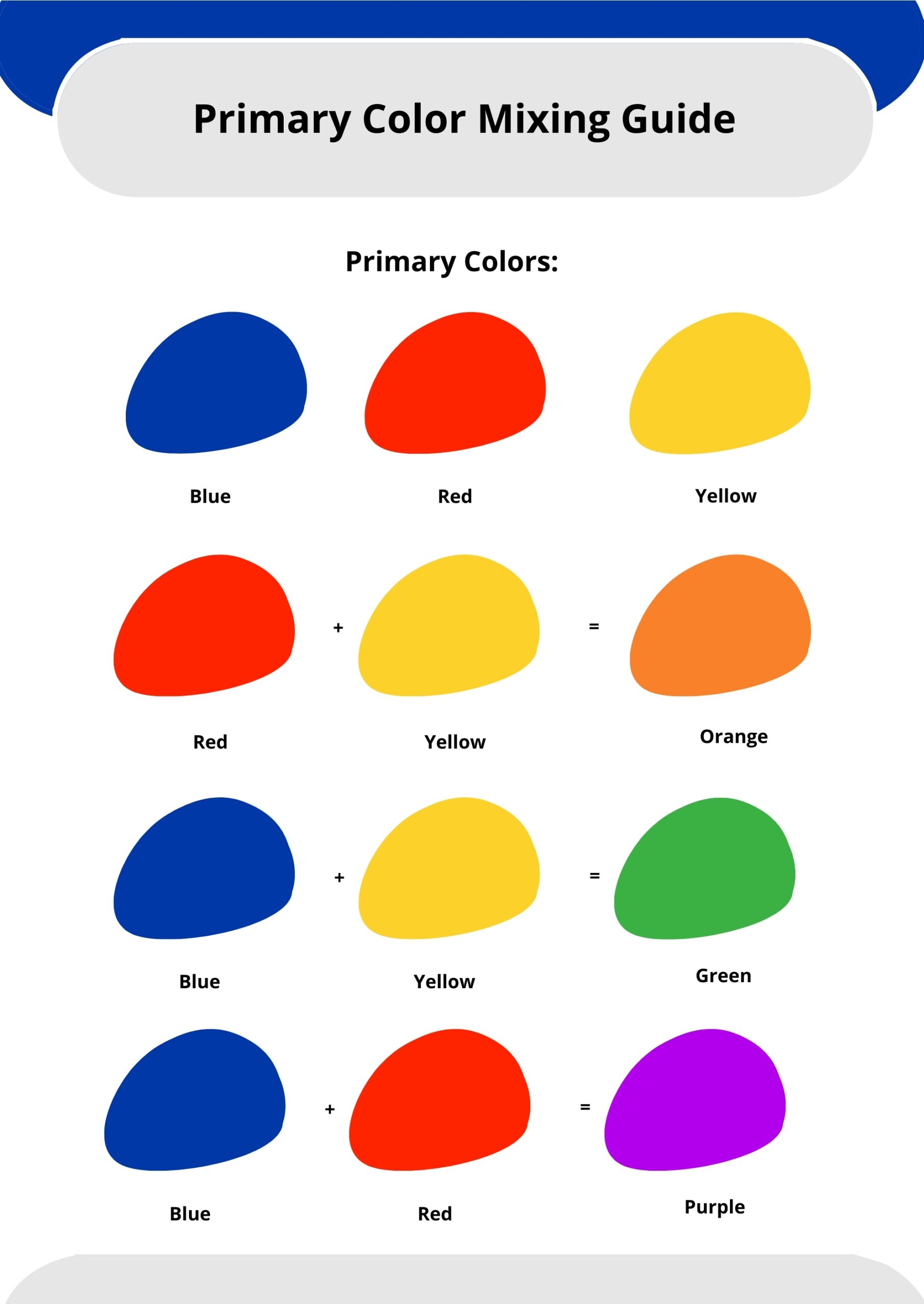 Primary Color Mixing Chart In Illustrator PDF Download Template Primary Color Mixing Chart In Illustrator PDF Download Template