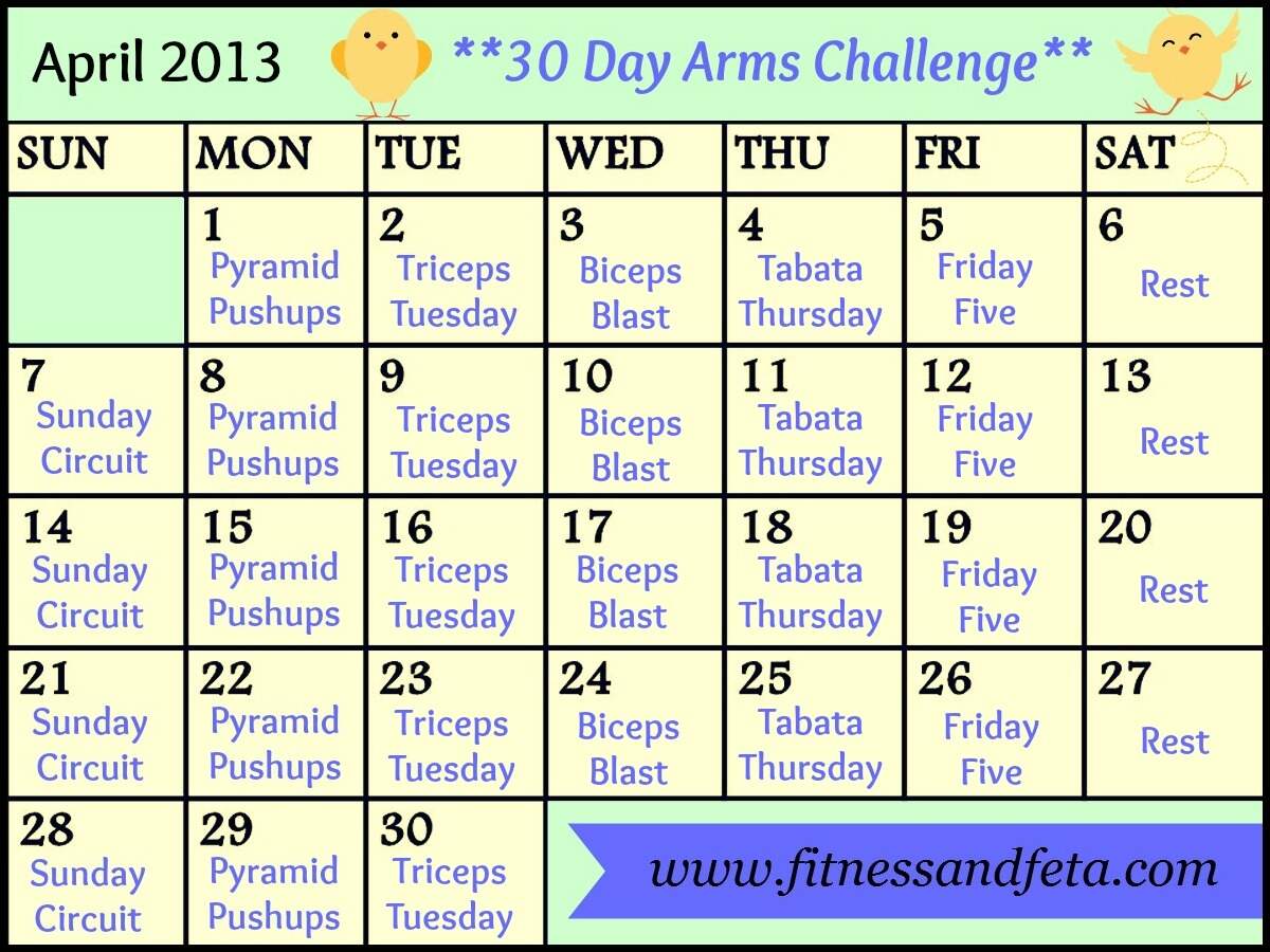 Printable 30 Day Upper Body Challenge Printable 30 Day Arm Challenge Printable Flabby Arm 30 Day Printable 30 Day Upper Body Challenge Printable 30 Day Arm Challenge Printable Flabby Arm 30 Day