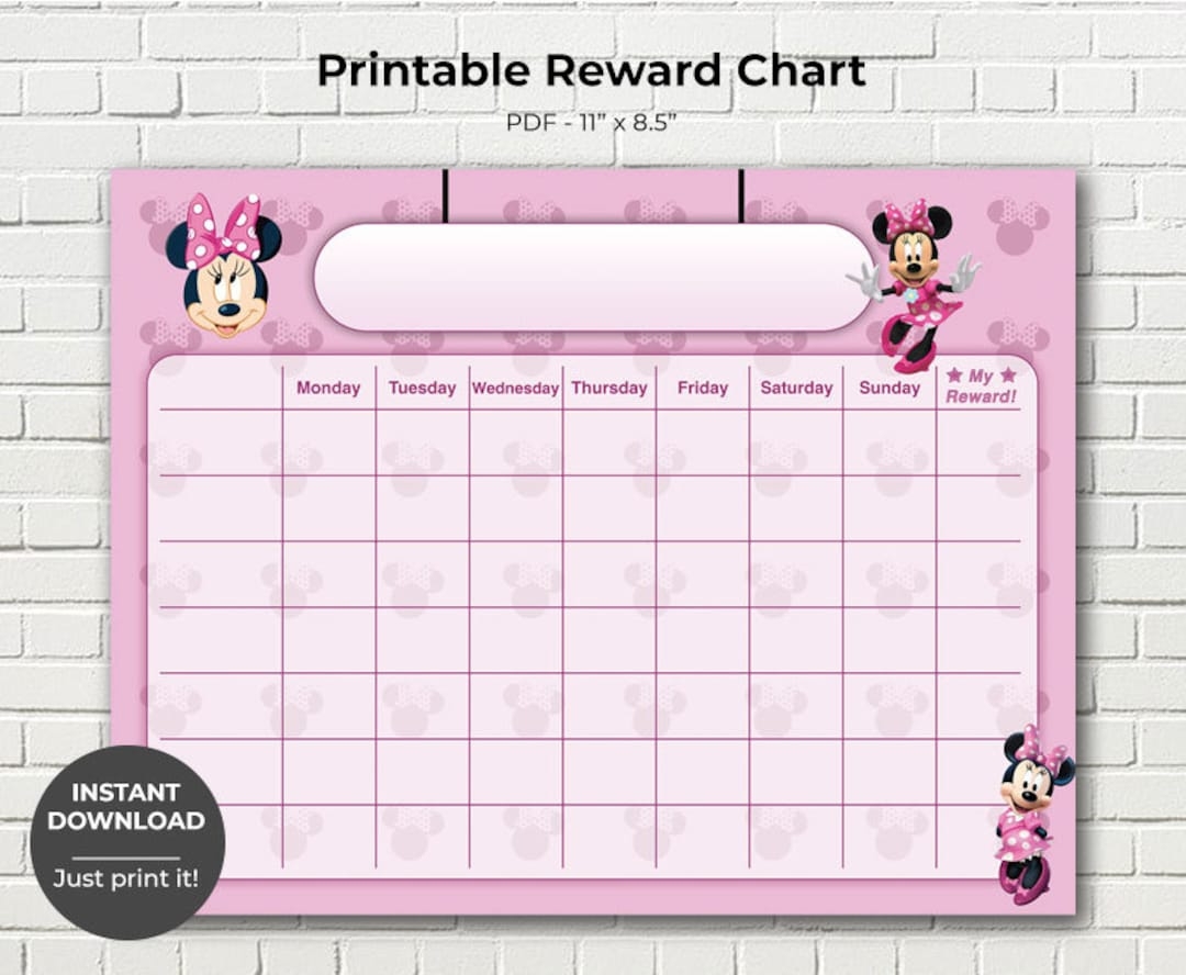 Printable Minnie Mouse Reward Chart Potty Training Chart Children S Sticker Chart Toddler Reward Chart INSTANT DOWNLOAD Etsy Printable Minnie Mouse Reward Chart Potty Training Chart Children S Sticker Chart Toddler Reward Chart INSTANT DOWNLOAD Etsy
