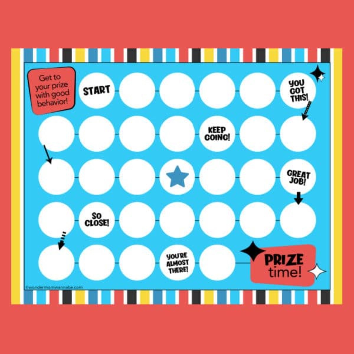 Printable Reward Chart For Kids Printable Reward Chart For Kids