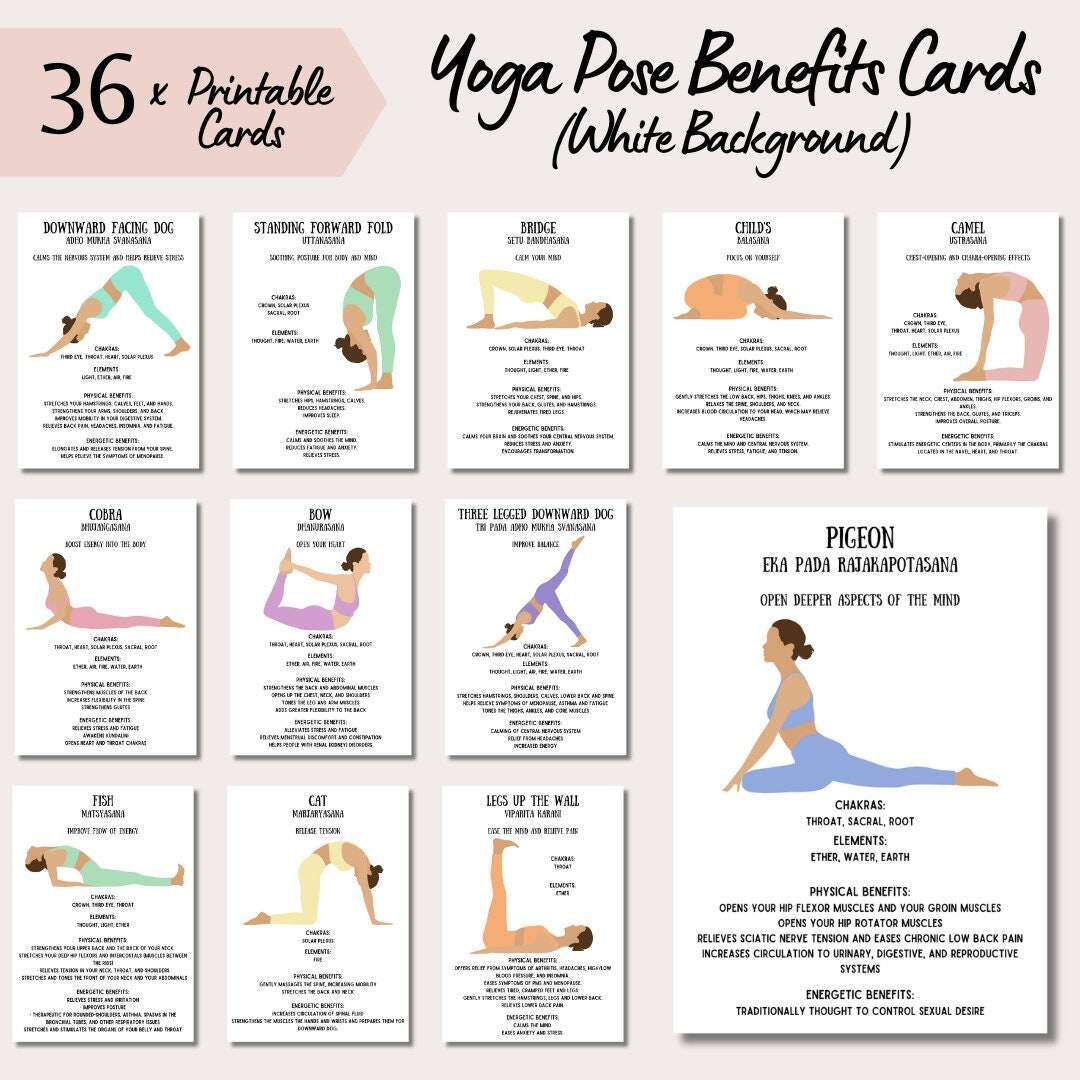Easy Yoga 9 Free PDF Printables Printablee Worksheets Library