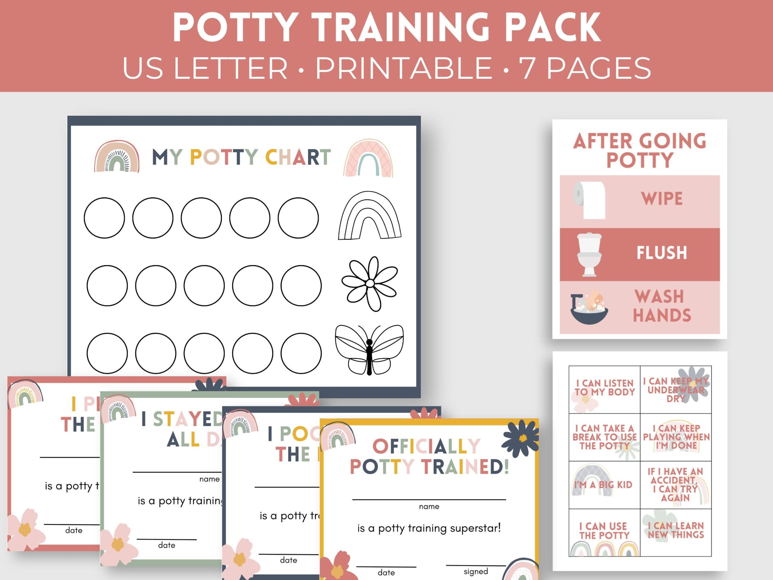 Rainbow Potty Training Printable Pack Potty Training Chart For Girls Potty Training Certificates Toddler Reward Chart Etsy Rainbow Potty Training Printable Pack Potty Training Chart For Girls Potty Training Certificates Toddler Reward Chart Etsy