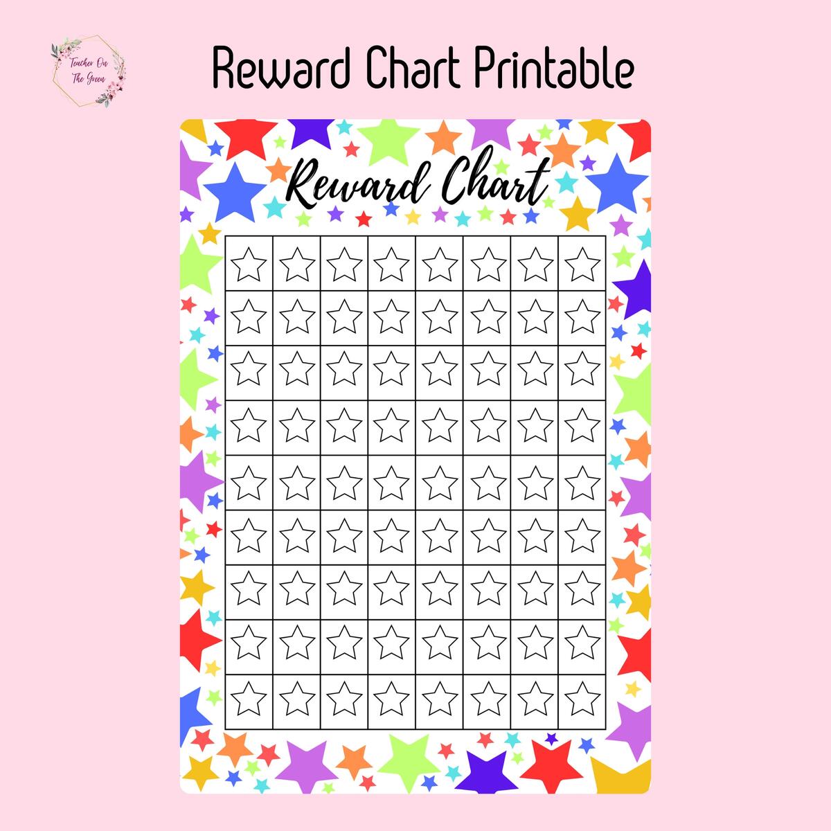 Reward Chart Star Reward Chart Printable Chart Etsy Star Chart Happy House Cartridgesave