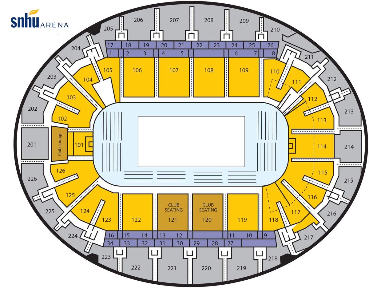 Seating Charts SNHU Arena