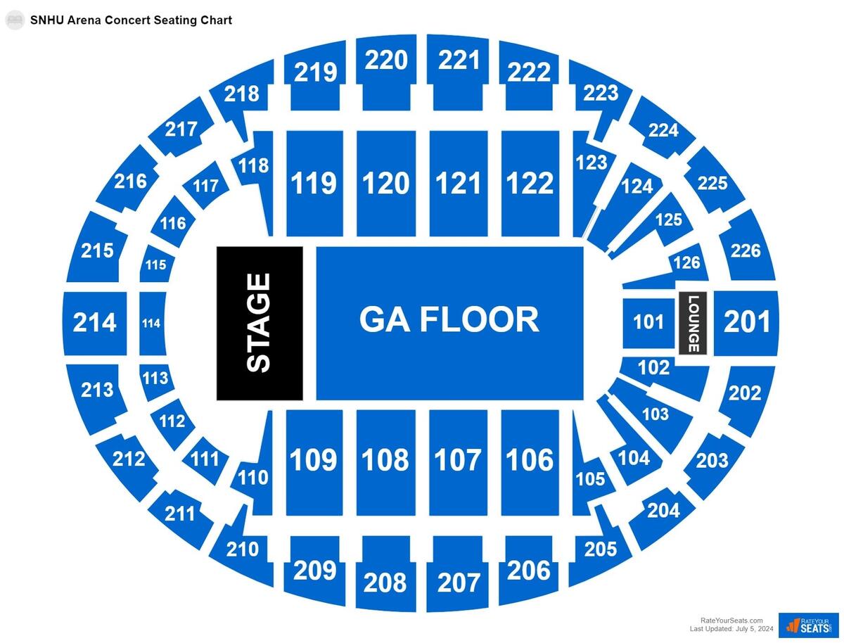 SNHU Arena Seating Charts RateYourSeats Journey At SNHU Arena 2026 Expedia