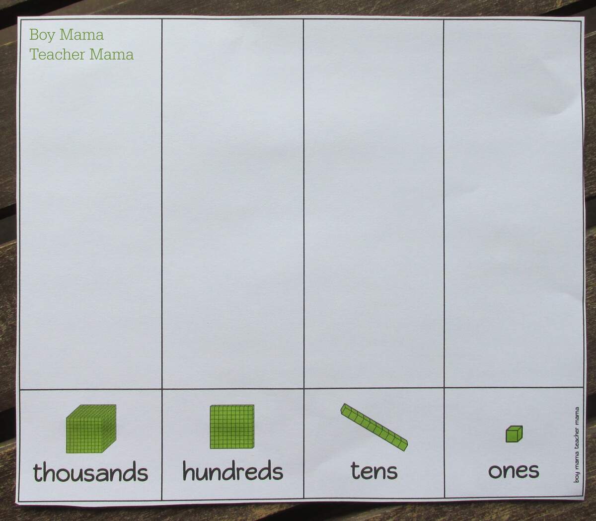 Teacher Mama Place Value Pocket Boy Mama Teacher Mama Teacher Mama Place Value Pocket Boy Mama Teacher Mama