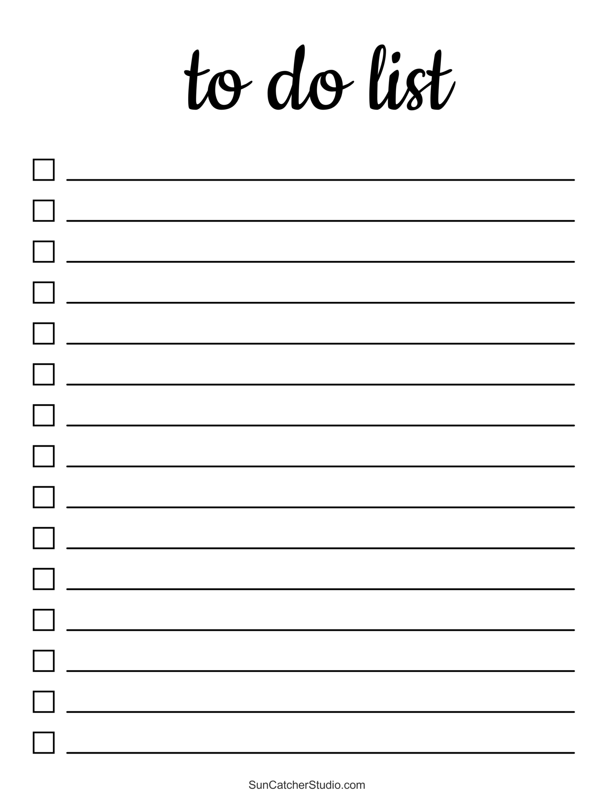 To Do List Free Printable PDF Templates Things To Do Free Printables Lettering SVG Files Tools Apps Free And Customizable To Do List Templates