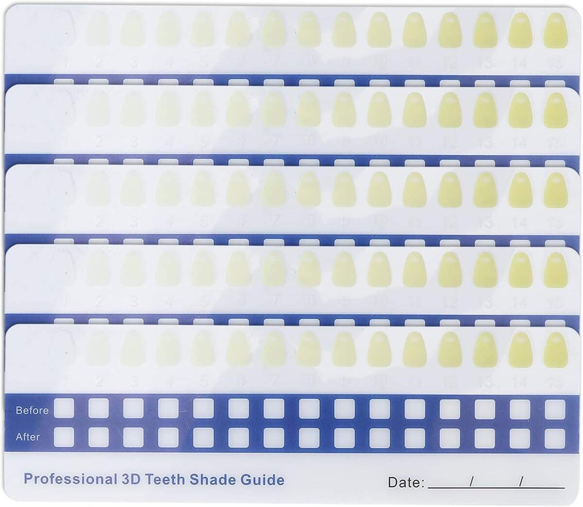 Tooth Color Chart 5pcs Teeth Whitening Guide Dental Care Comparison Card For Home Use Buy Now With Express International Delivery GoSupps Tooth Color Chart 5pcs Teeth Whitening Guide Dental Care Comparison Card For Home Use Buy Now With Express International Delivery GoSupps