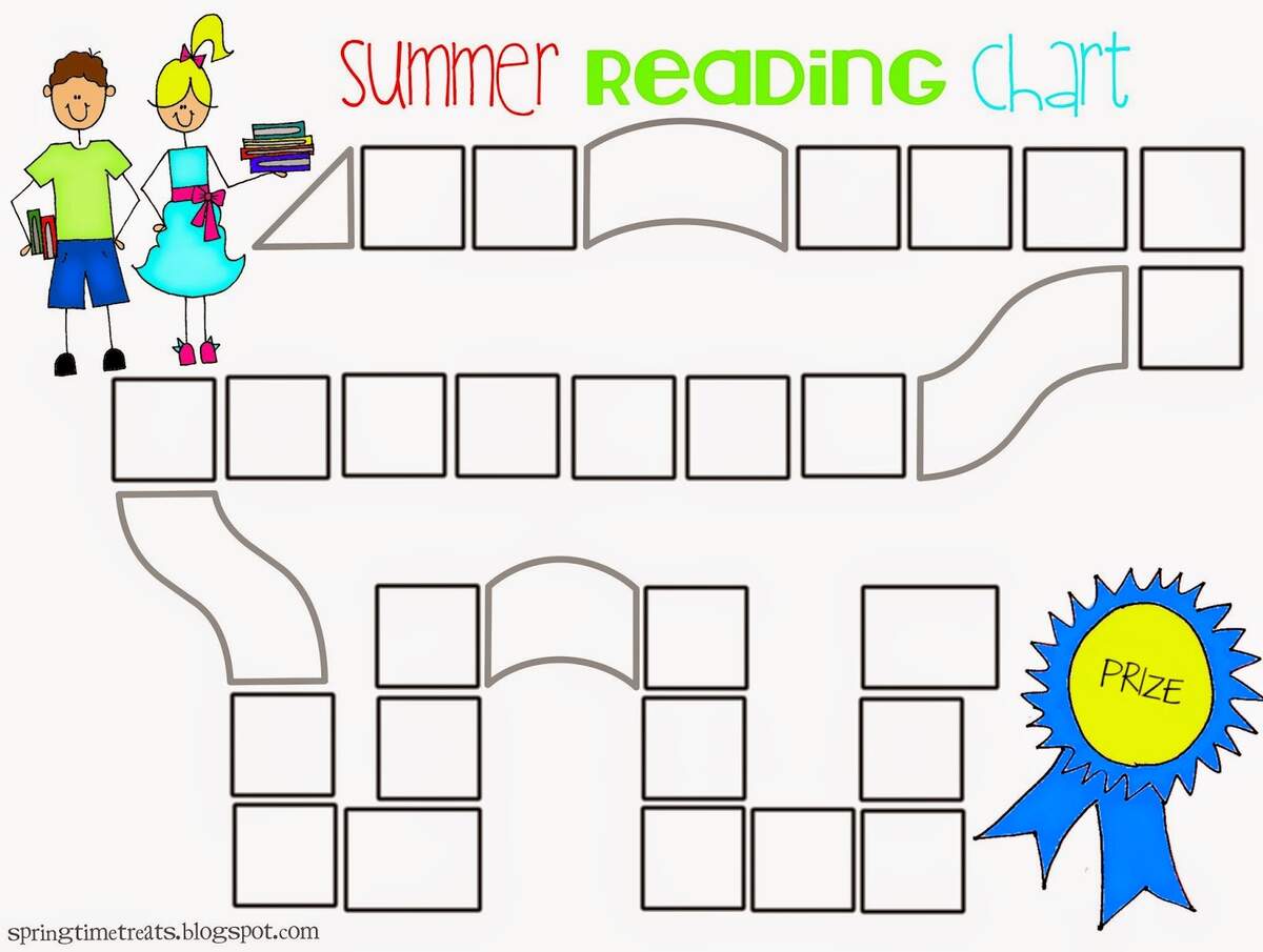 The Summer Reading Chart Printable Everyday Reading