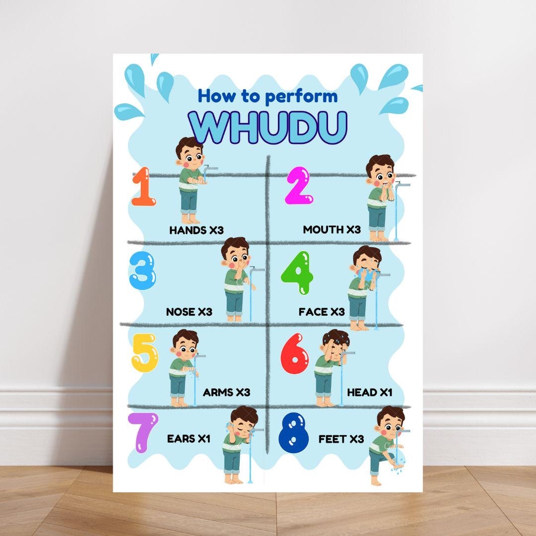Wudu Chart Printable Wudu Sequence Children S Wudu Chart Boys Wudu Chart Wudu Steps Poster For Kids Printable Step By Step Wudu Guide Etsy Wudu Chart Printable Wudu Sequence Children S Wudu Chart Boys Wudu Chart Wudu Steps Poster For Kids Printable Step By Step Wudu Guide Etsy