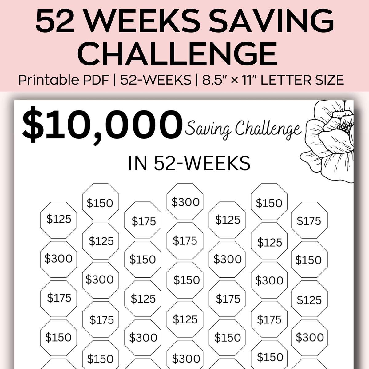 10000 Savings Challenge Printable 10 000 Savings Challenge 52 Weeks Savings Challenge 10K Savings Challenge Savings Tracke Funds Etsy 10000 Savings Challenge Printable 10 000 Savings Challenge 52 Weeks Savings Challenge 10K Savings Challenge Savings Tracke Funds Etsy