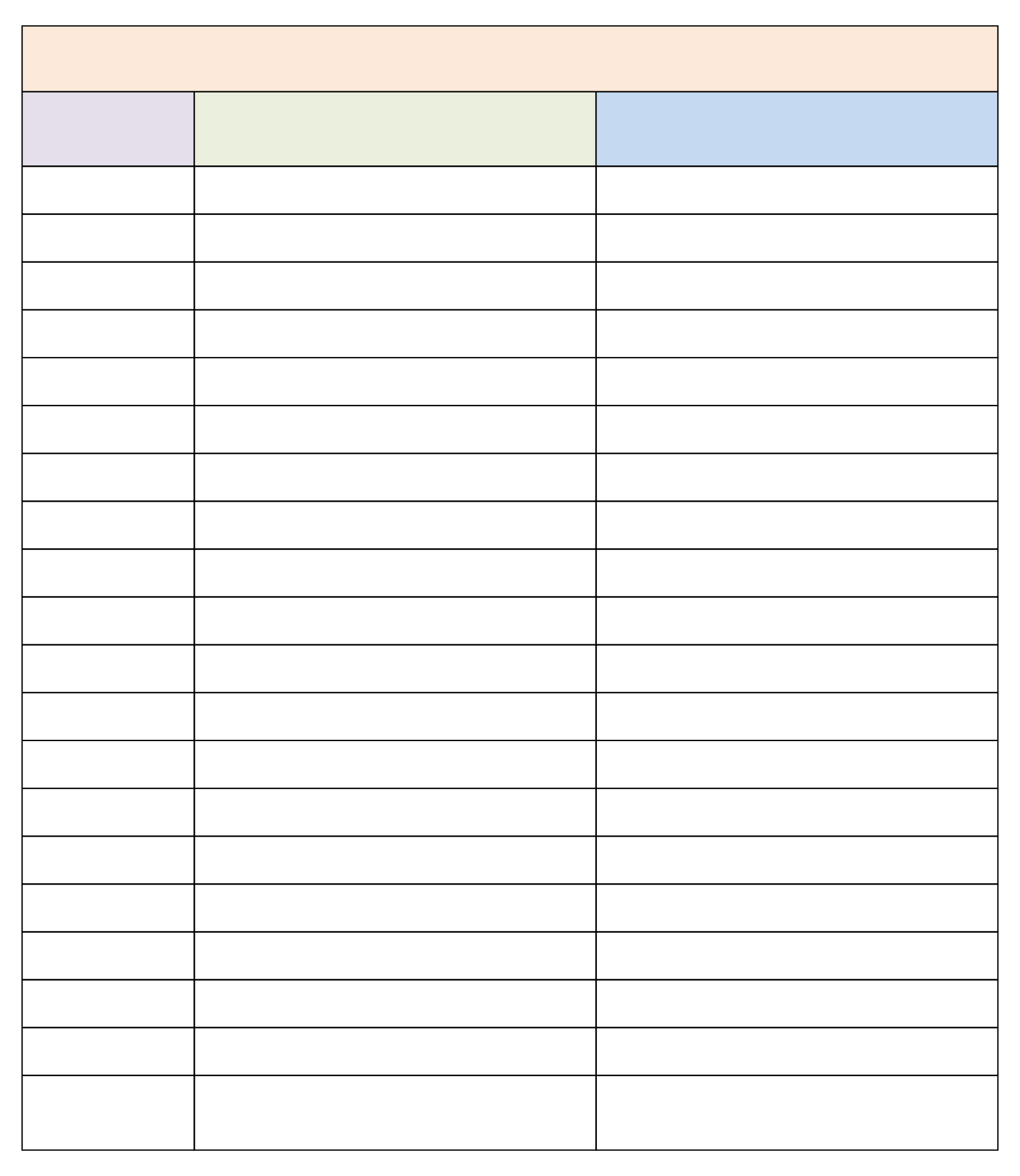 3 Column Chart Templates 10 Free PDF Printables Printablee 3 Column Chart Templates 10 Free PDF Printables Printablee