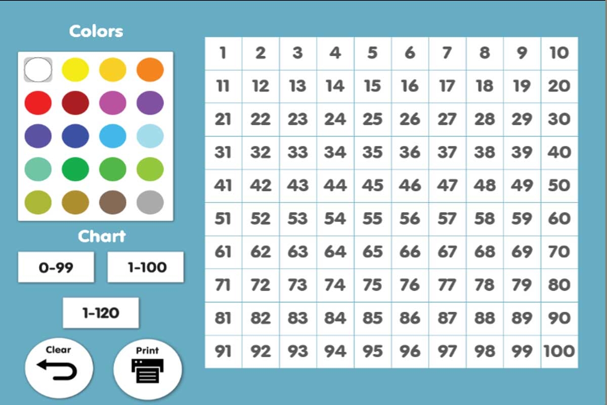 Interactive Number Chart Free DIY Homeschooler Free 1 100 Hundreds Chart To Print PDF