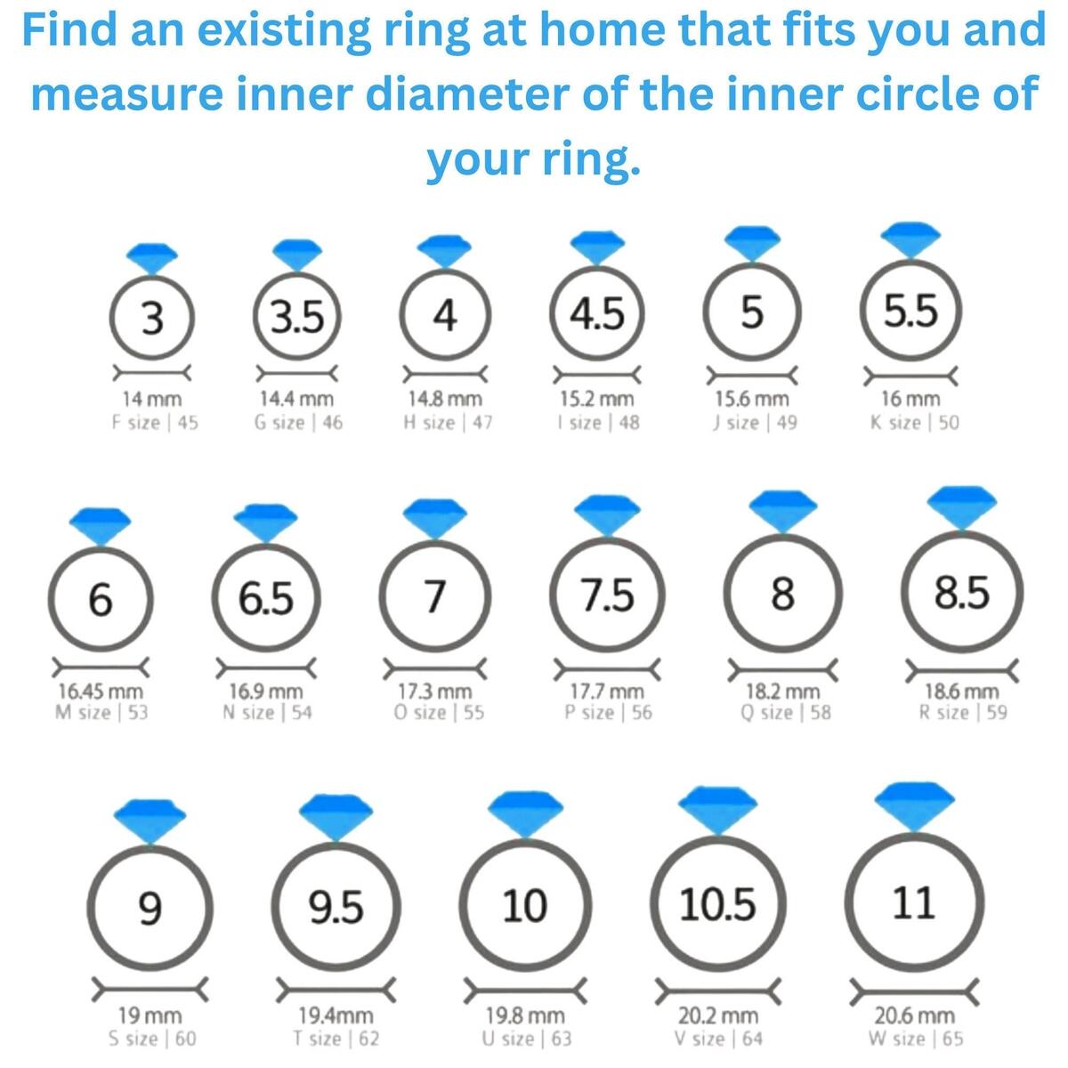 Printable Ring Sizer International Size Chart Instant Download Etsy Sweden Printable Ring Sizer International Size Chart Instant Download Etsy Sweden